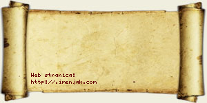 Isidora Aćin vizit kartica